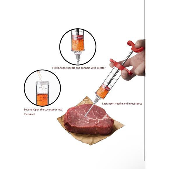 COOKMENT Marinade Injector - Picture 3 of 10